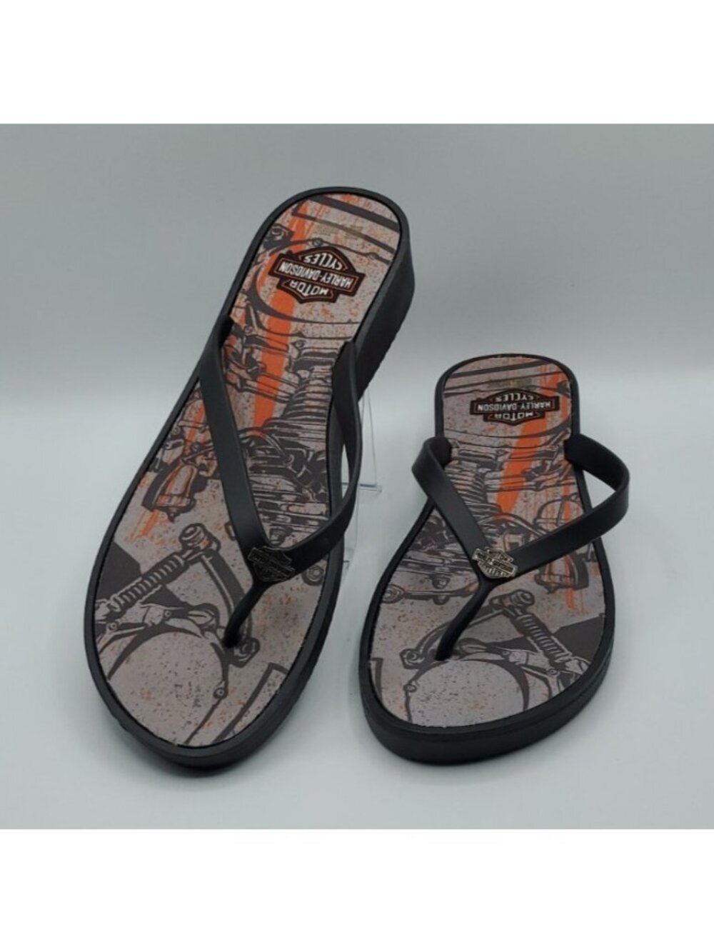 HARLEY-DAVIDSON FOOTWEAR Women's Cranston Sandal Flip Flop Size 10